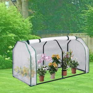 Outdoor garden greenhouse kits for winter plant from cold