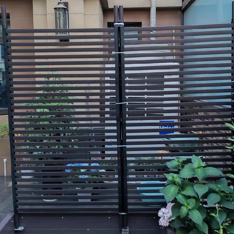 yard privacy screen fence trellis for plant protection