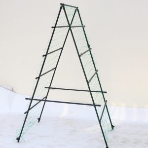 A frame garden vegetable trellis for supporting plant