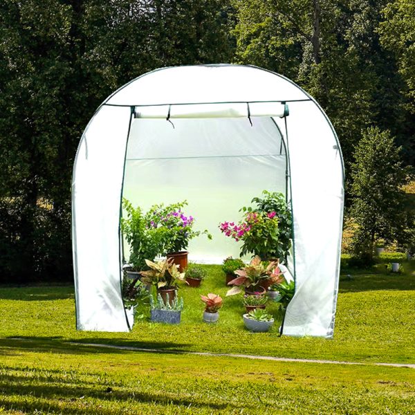 garden walk in tunnel greenhouse kits for extending growing season