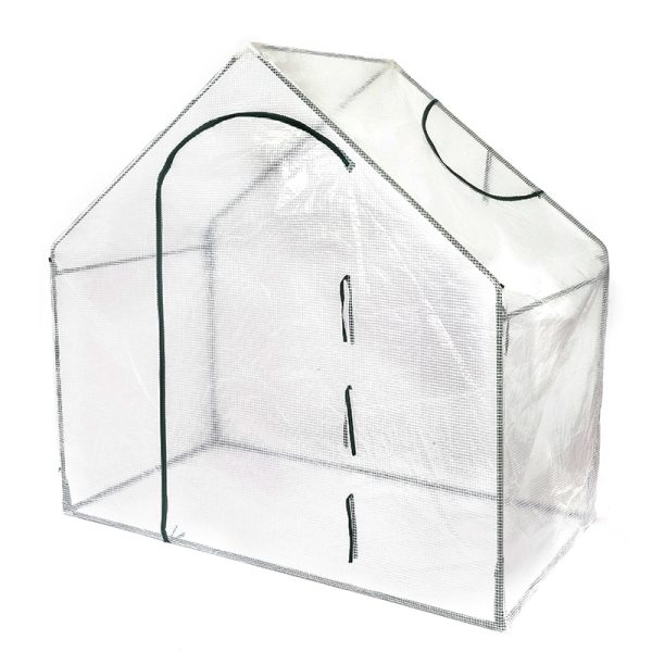Patio plant greenhouse kits with white PE cover