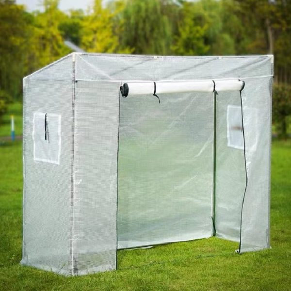 walk in outdoor greenhouse kits with pe cover for plant grow in cold weather
