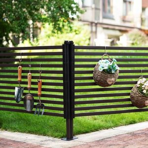 multiple fence trellis screen joint for providing privacy in yard