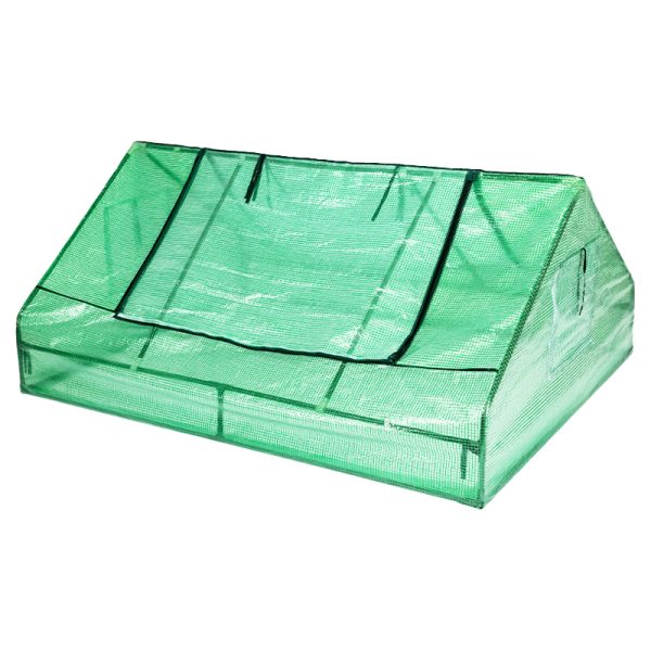 outdoor plant cold frame with PE cover for protection