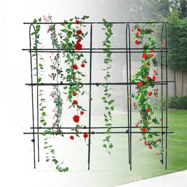 u frame plant support and trellis for pea and vines and other vegetables