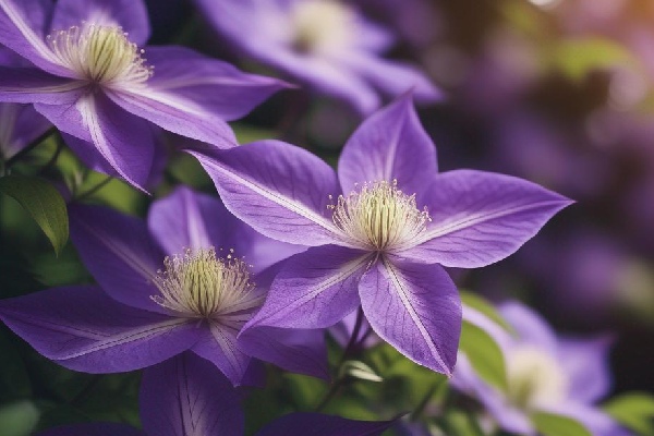 purple clematis