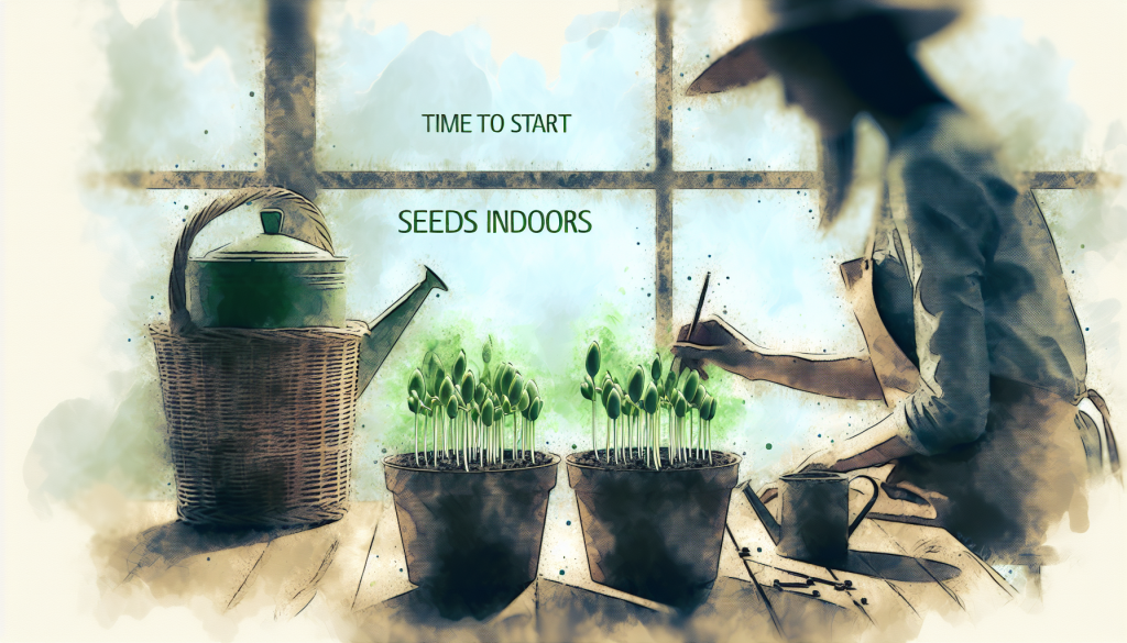 when to start seeds indoors