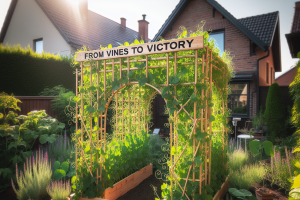 Craft Your Own DIY Pea Trellis