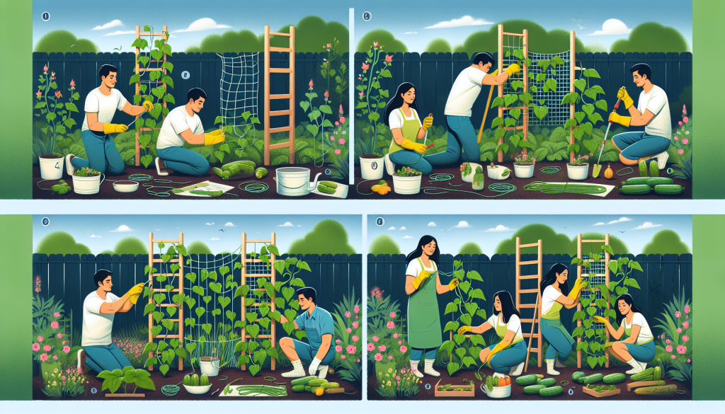 Building your own cucumber trellis has a bunch of perks, especially if you’re into gardening.